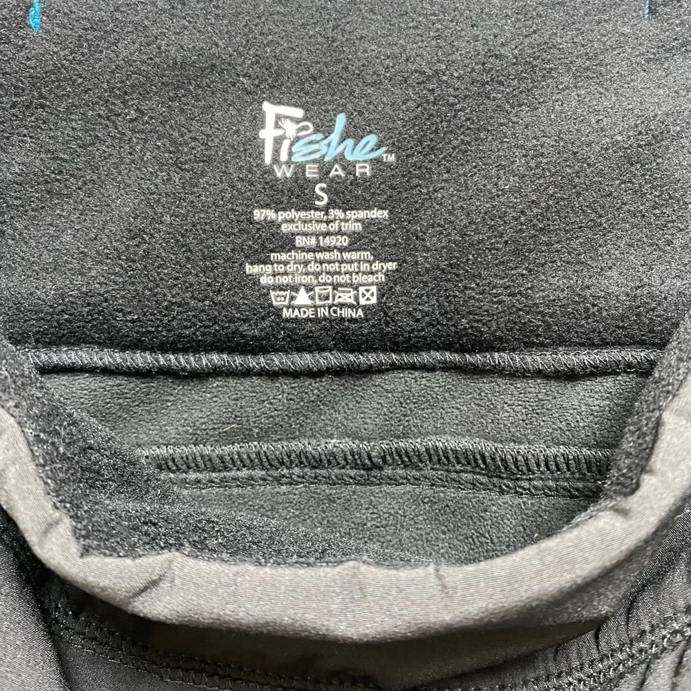 FisheWear Allagash Soft Shell Fleece Lined Skirt Black/Blue Small